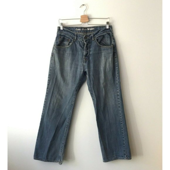 GUESS Other - Guess Jeans Miami Light Wash Denim Blue Trendy 30